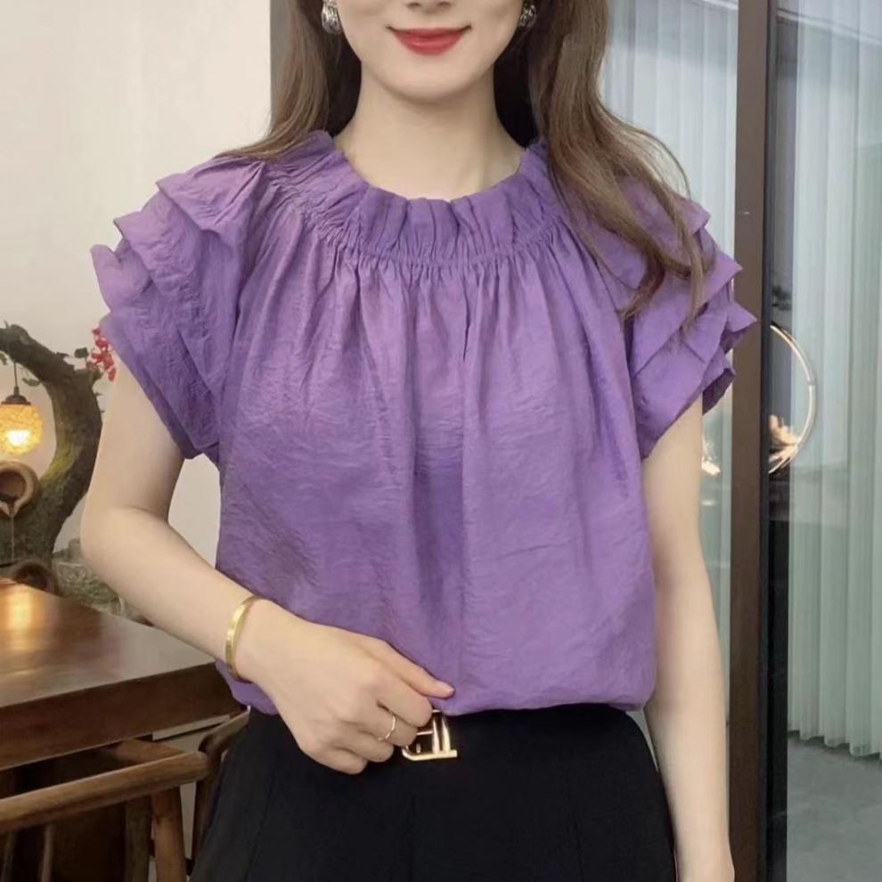 韓版泡泡袖女衫