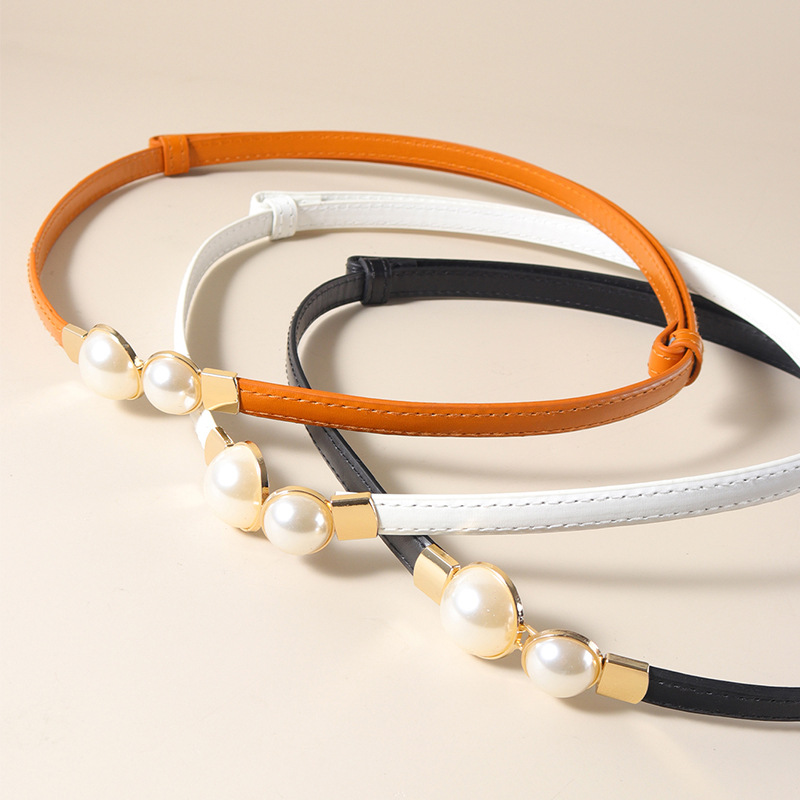 小香風珍珠腰帶